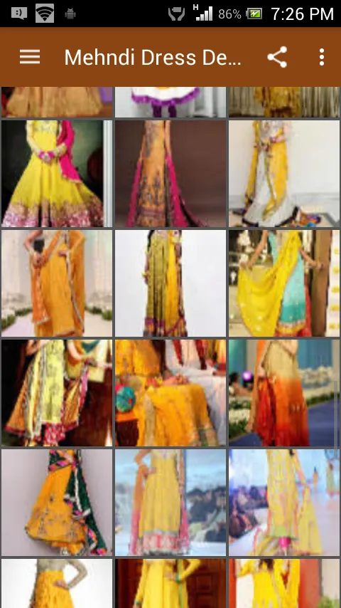 Mehndi Dress Designs | Indus Appstore | Screenshot