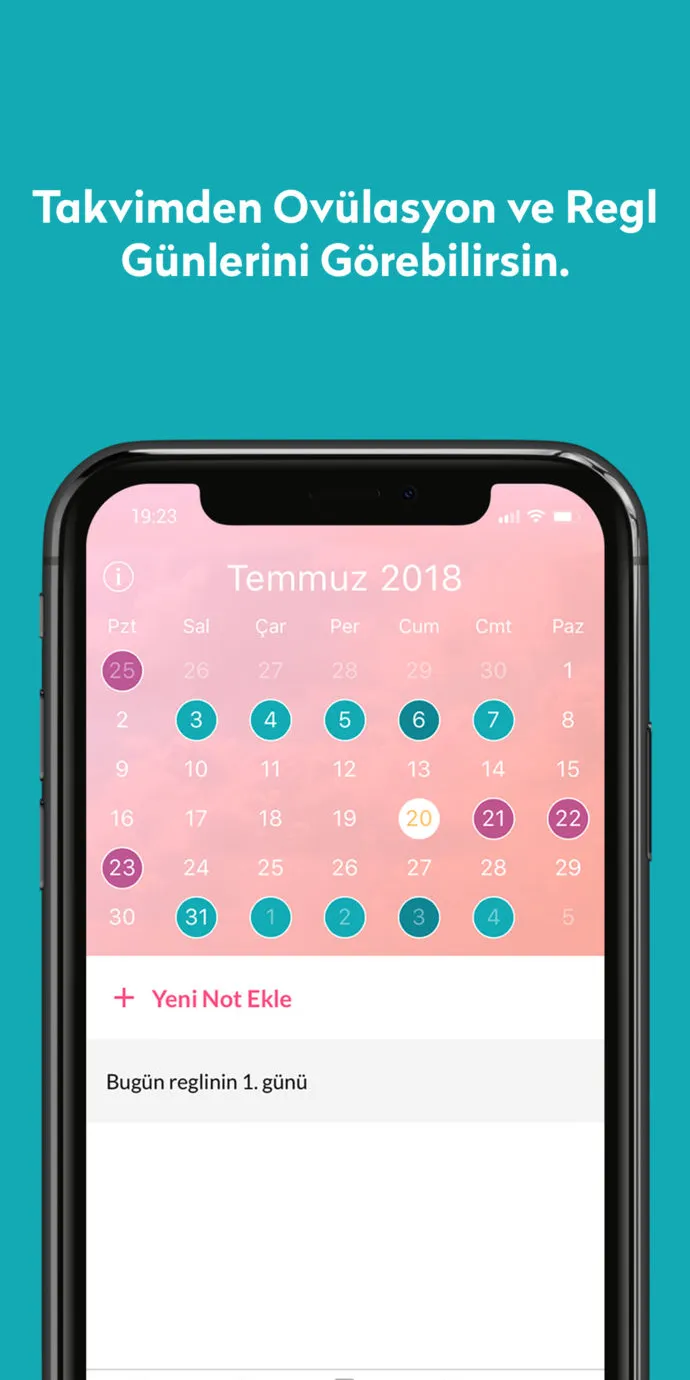 Peride | Periyot Günlüğü | Indus Appstore | Screenshot