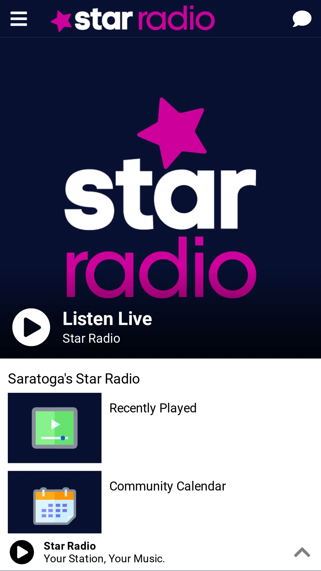 Star Radio - Saratoga | Indus Appstore | Screenshot