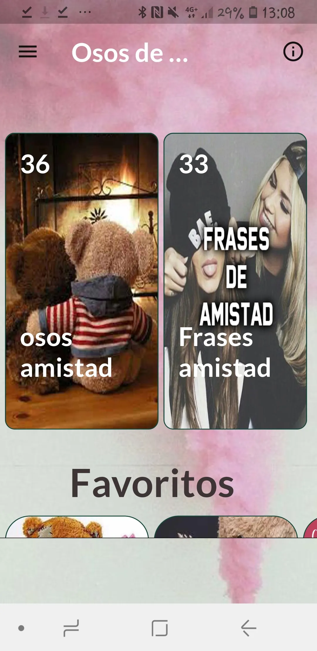 Frases de Amistad Osos tiernos | Indus Appstore | Screenshot