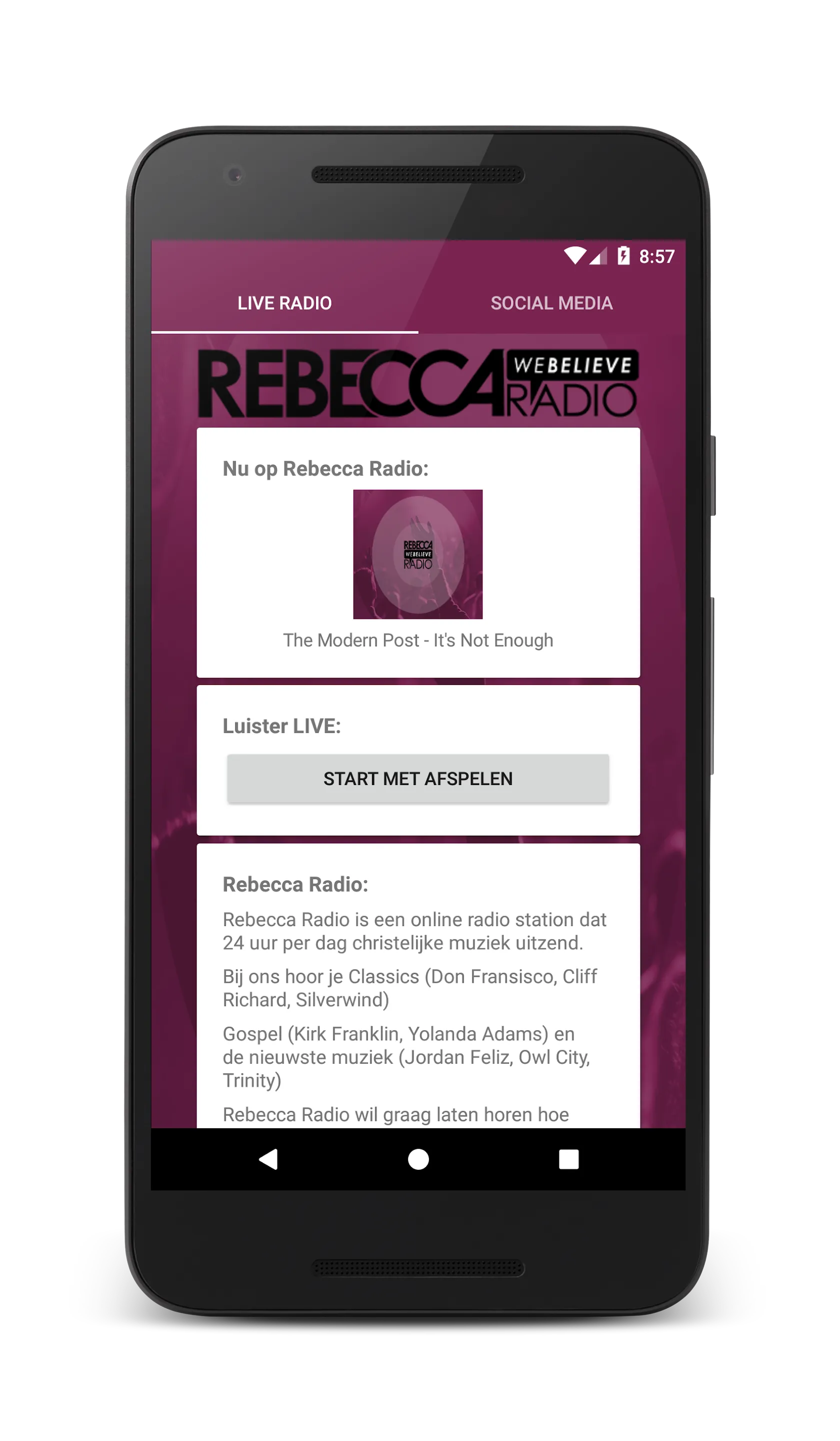 Rebecca Radio | Indus Appstore | Screenshot