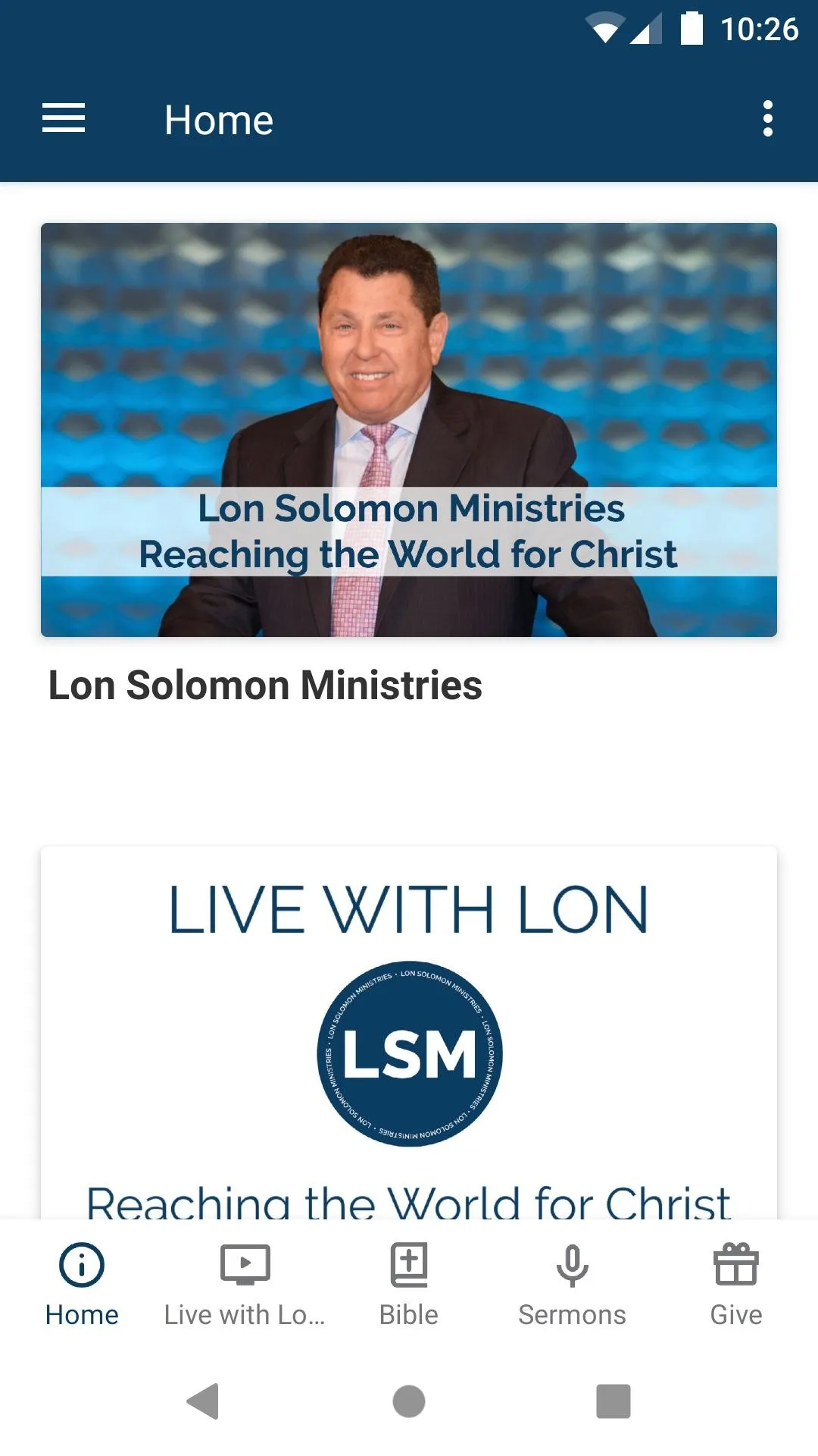 Lon Solomon Ministries | Indus Appstore | Screenshot