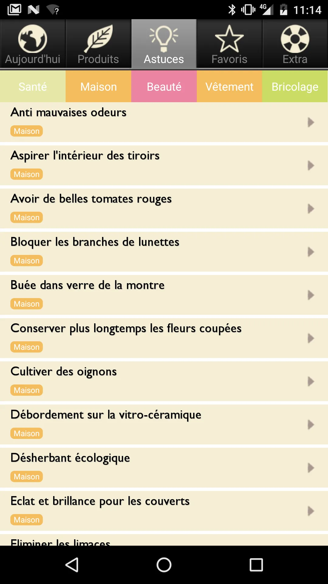 Trucs et astuces de grand-mère | Indus Appstore | Screenshot