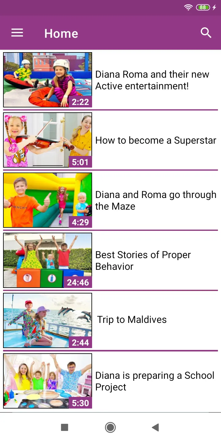 Funny Diana & Roma Play Videos | Indus Appstore | Screenshot