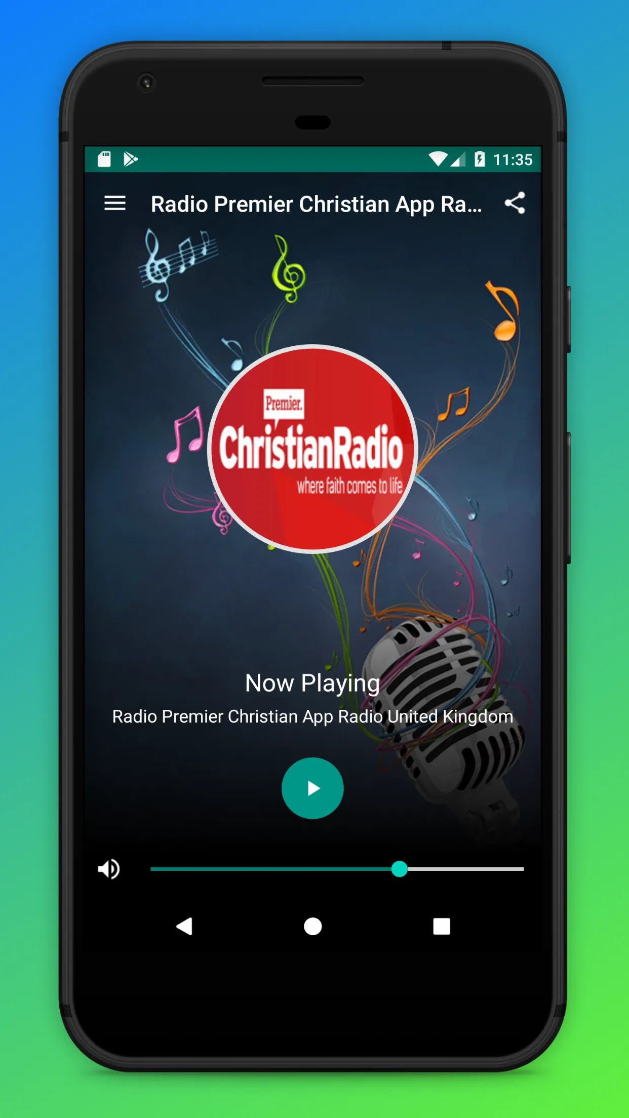 Premier Christian Radio Online | Indus Appstore | Screenshot