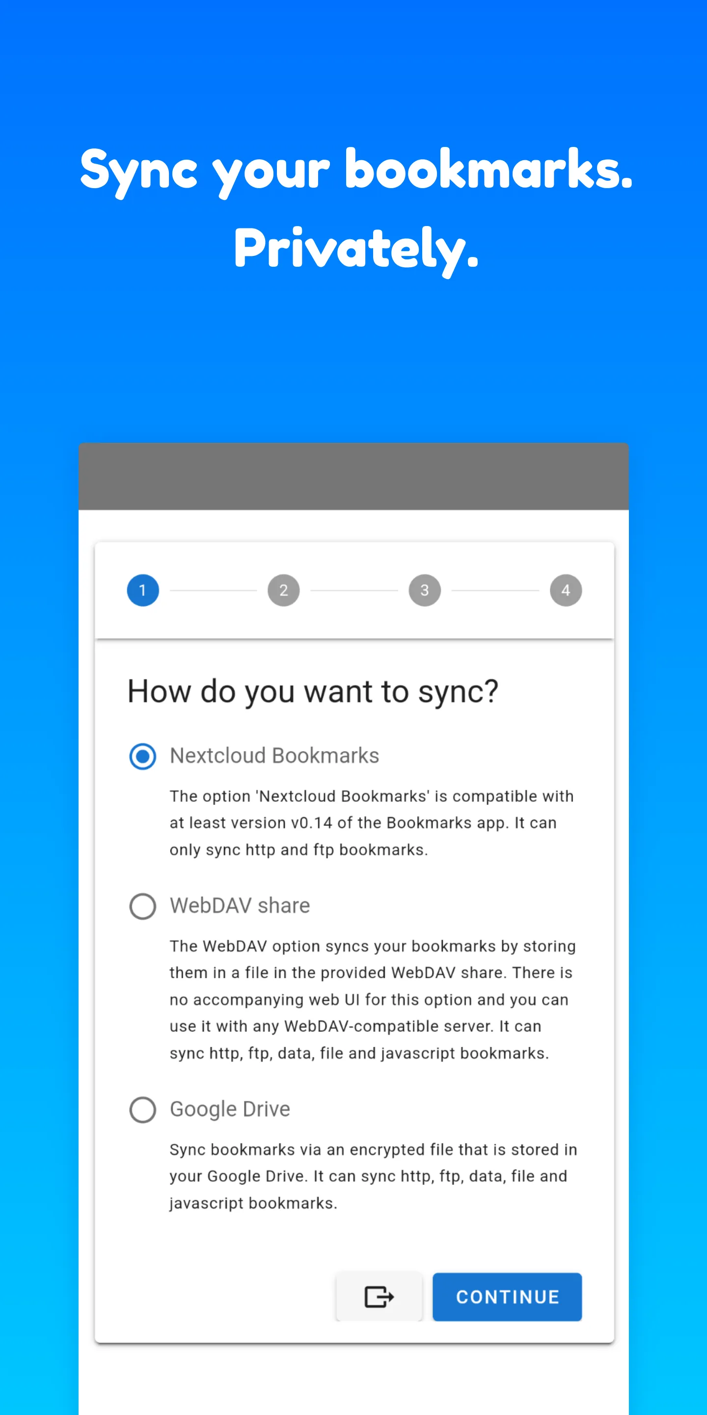 floccus bookmark sync | Indus Appstore | Screenshot