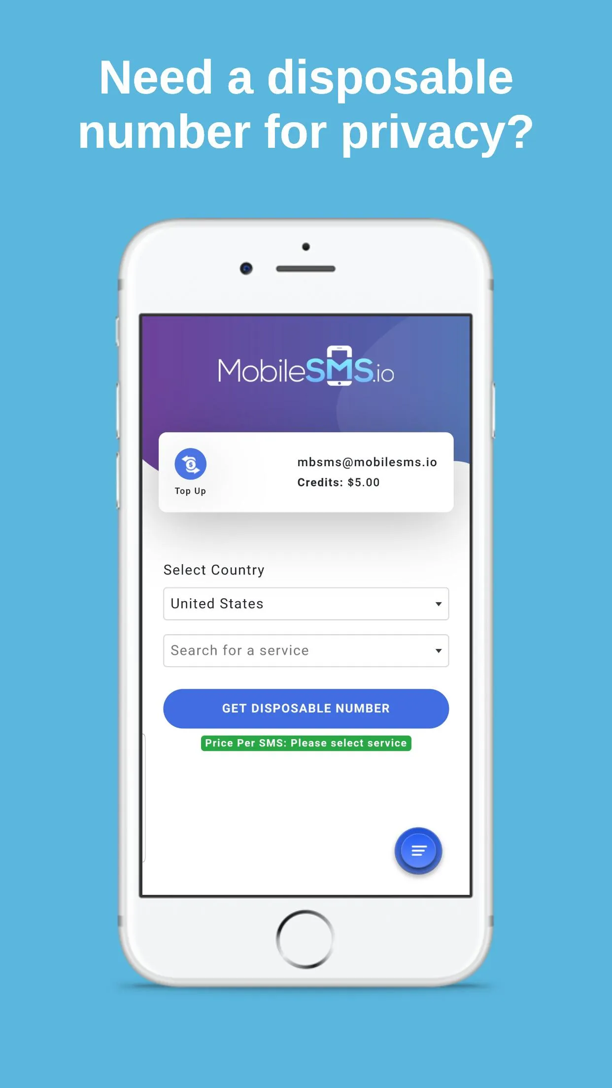 MobileSMS: Verify SMS Numbers | Indus Appstore | Screenshot