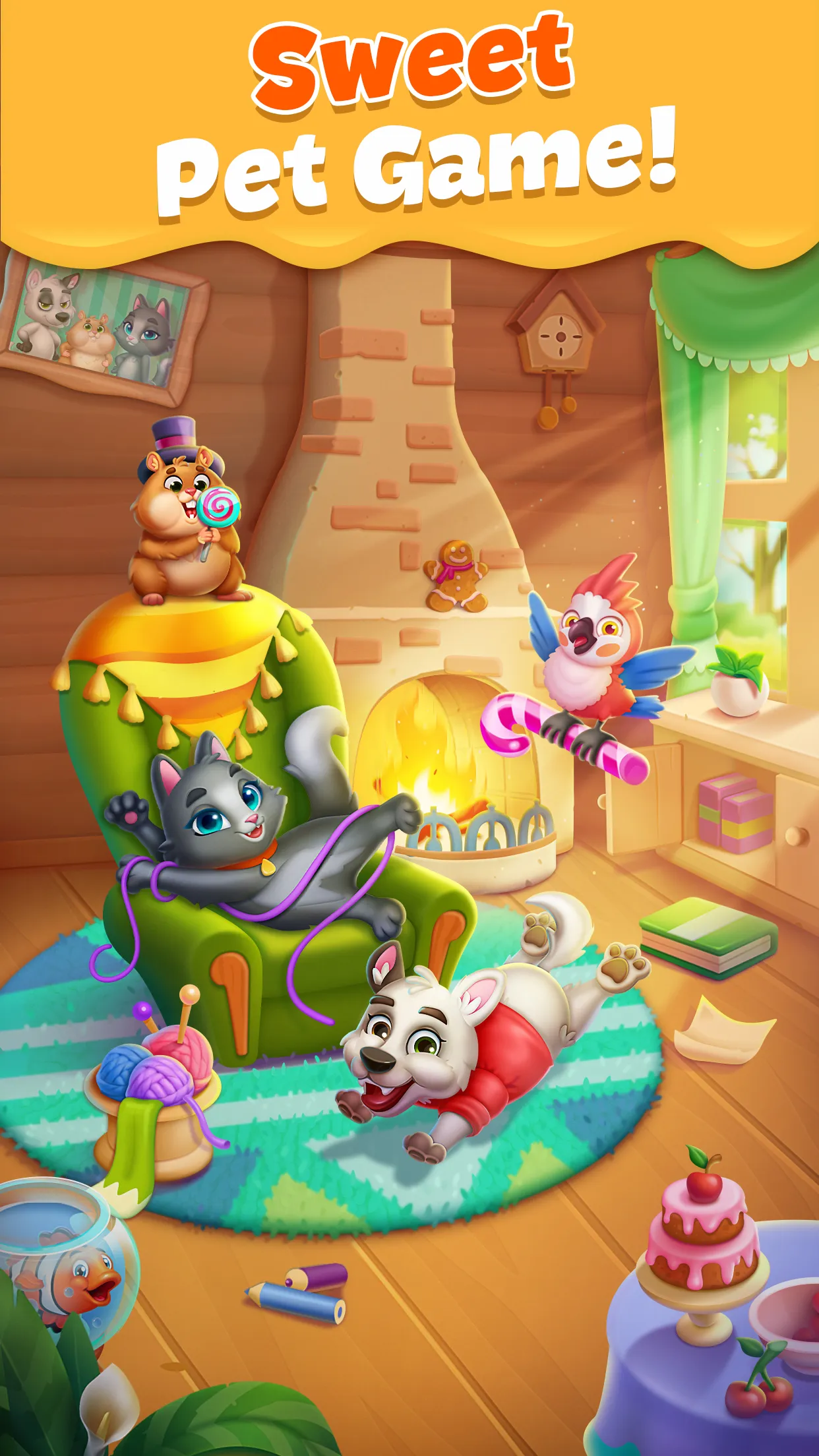 Pet Candy Puzzle-Match 3 games | Indus Appstore | Screenshot