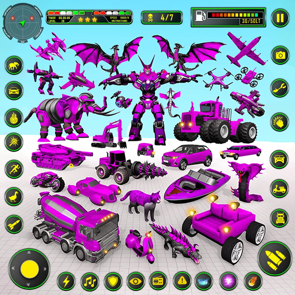 Elephant Robot Car: Robot Game | Indus Appstore | Screenshot