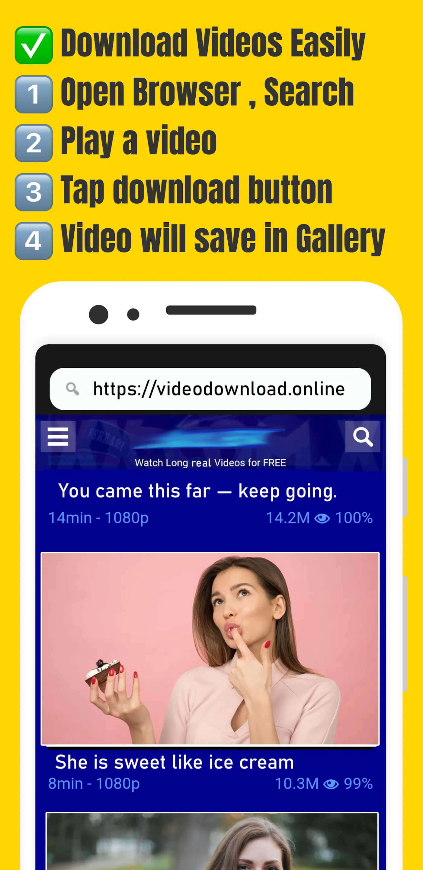 X Sexy Video Downloader hub HD | Indus Appstore | Screenshot