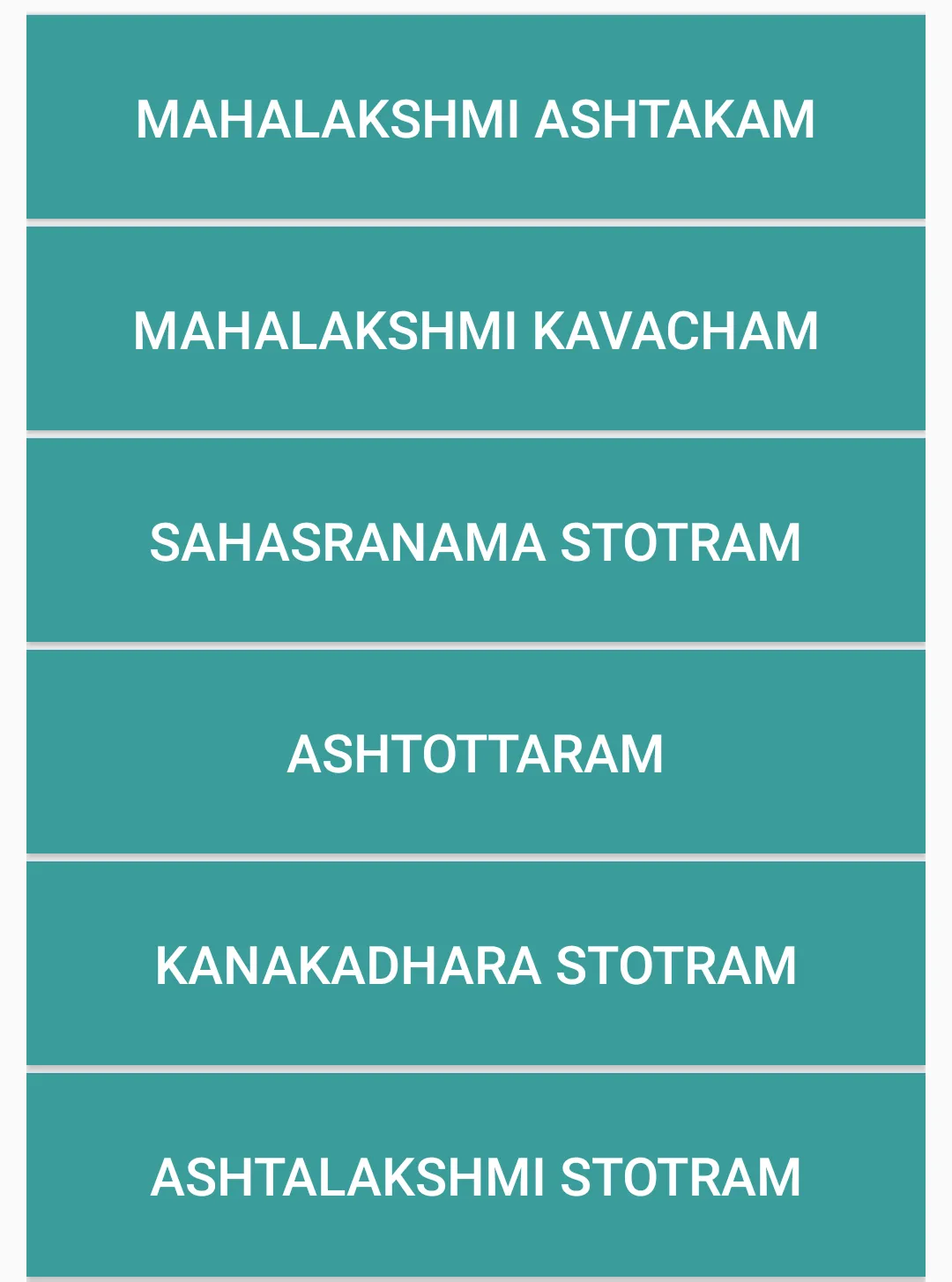 Lakshmi Stotras | Indus Appstore | Screenshot