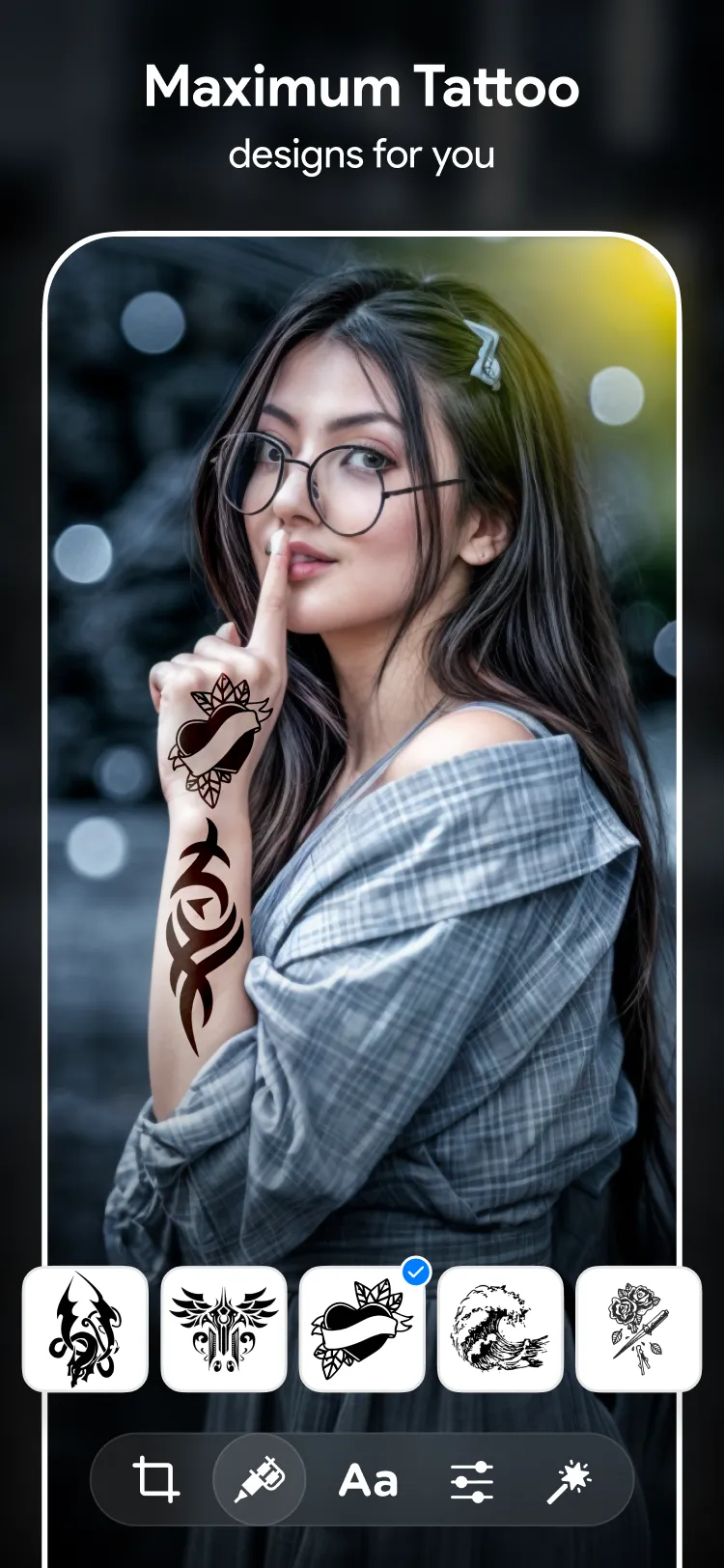 Tattoo Name On My Photo Editor | Indus Appstore | Screenshot