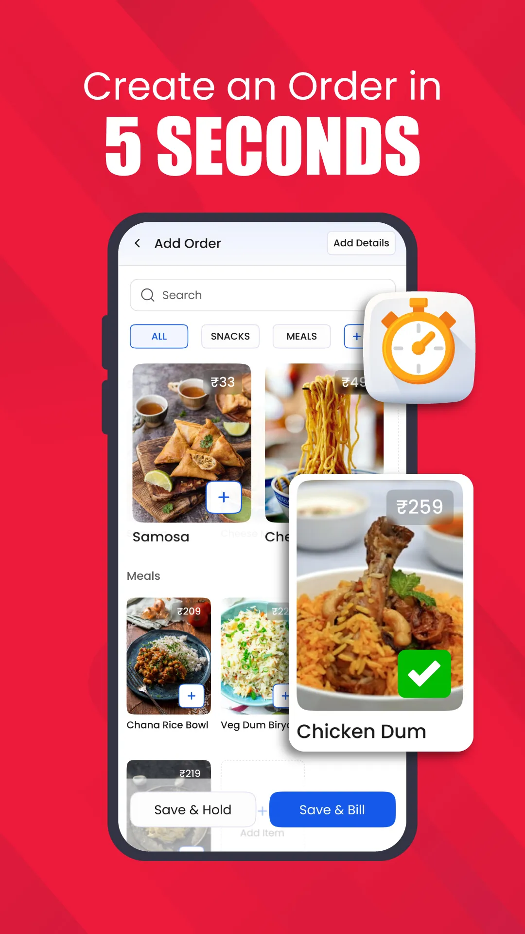 Table - Restaurant Billing App | Indus Appstore | Screenshot