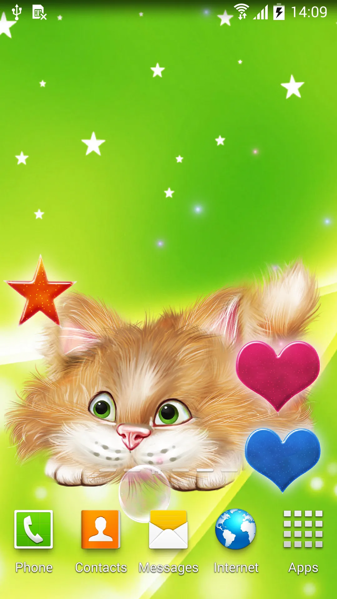 Funny Cat Live Wallpaper | Indus Appstore | Screenshot