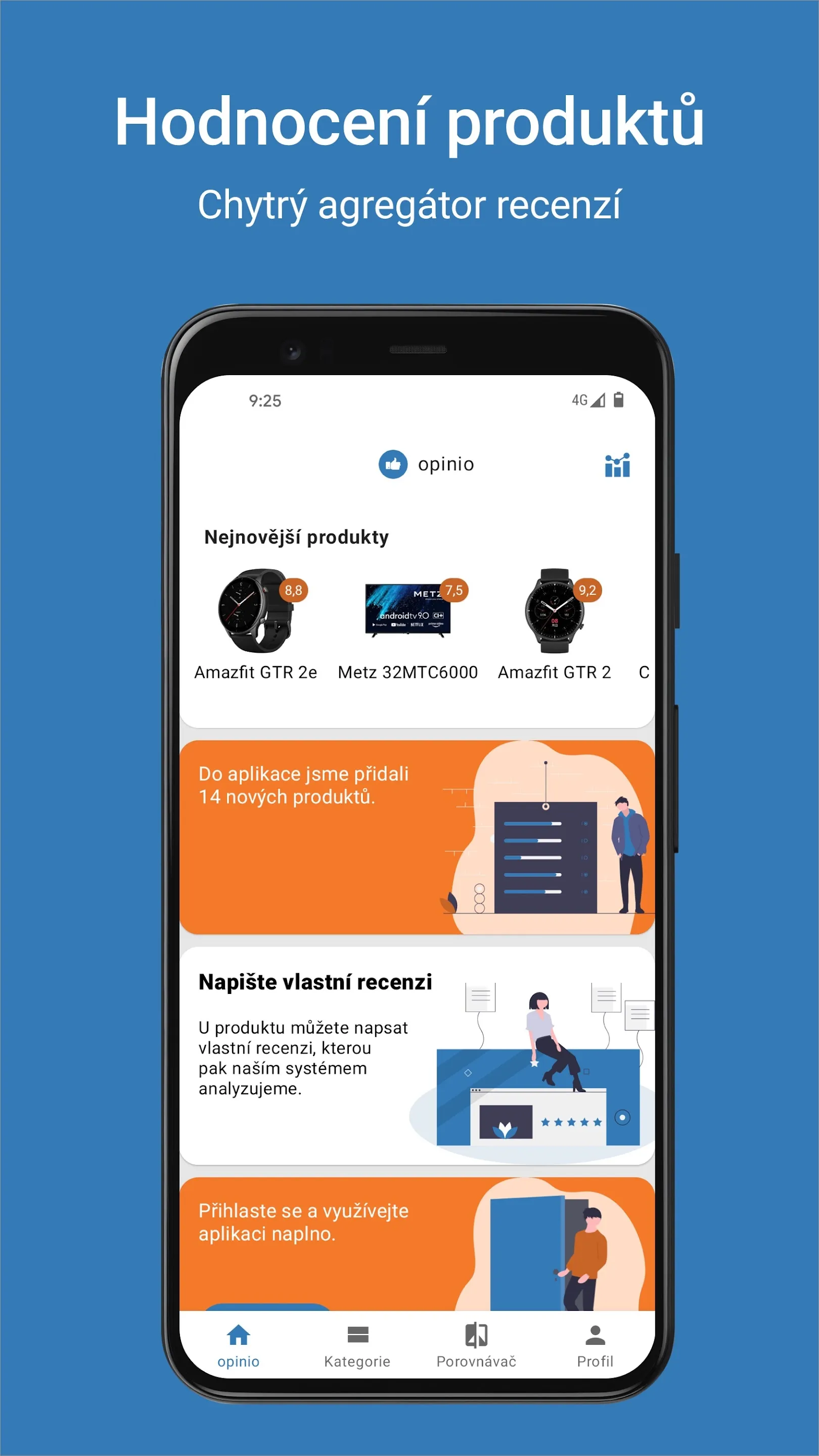 opinio - hodnocení produktů | Indus Appstore | Screenshot