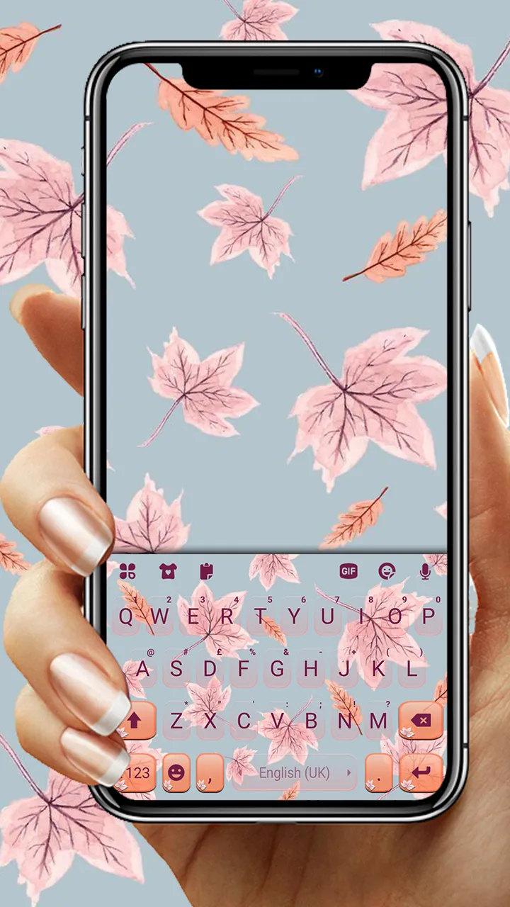 Aesthetic Maple Leaf Keyboard  | Indus Appstore | Screenshot