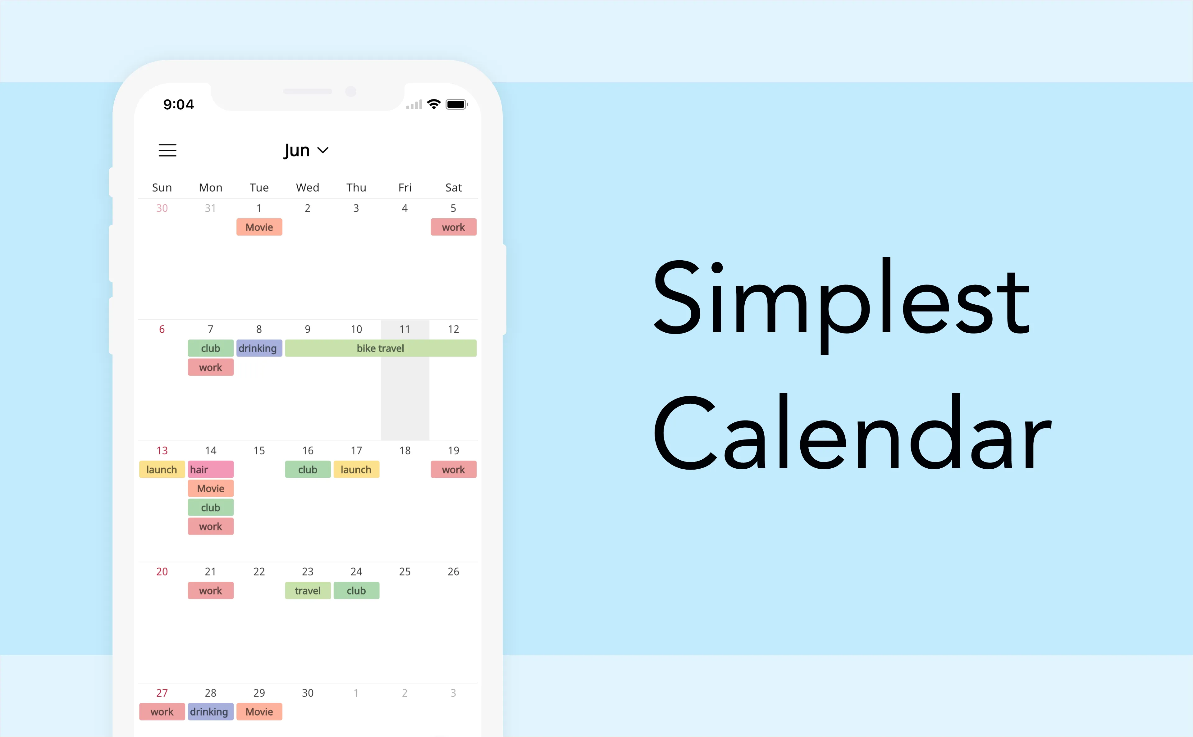 Simple Calendar・Schedule Plann | Indus Appstore | Screenshot