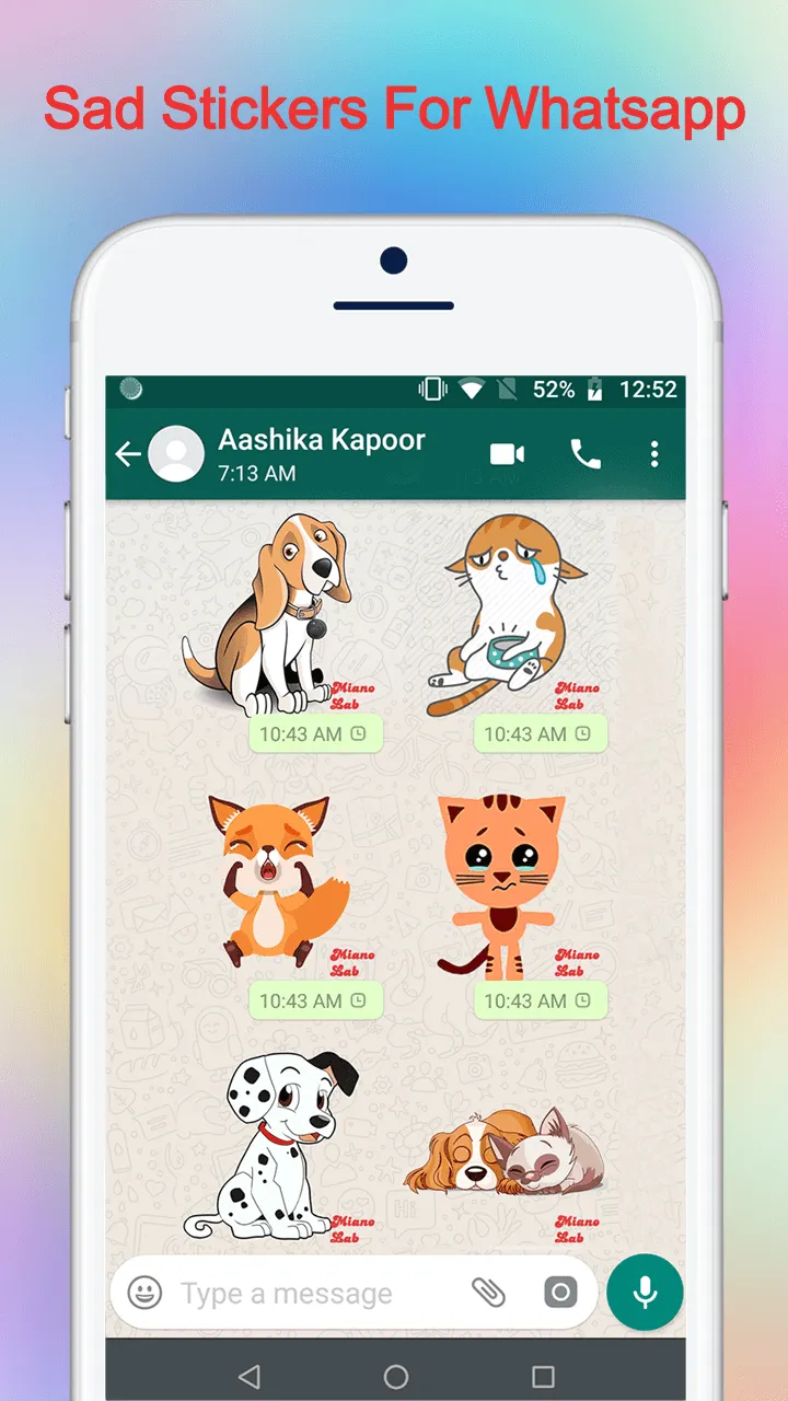 Sad Stickers For Whatsapp | Indus Appstore | Screenshot