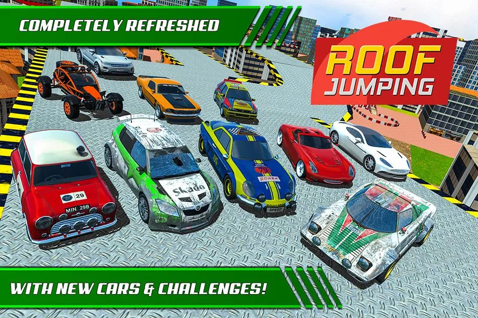 Roof Jumping Car Parking Games | Indus Appstore | Screenshot