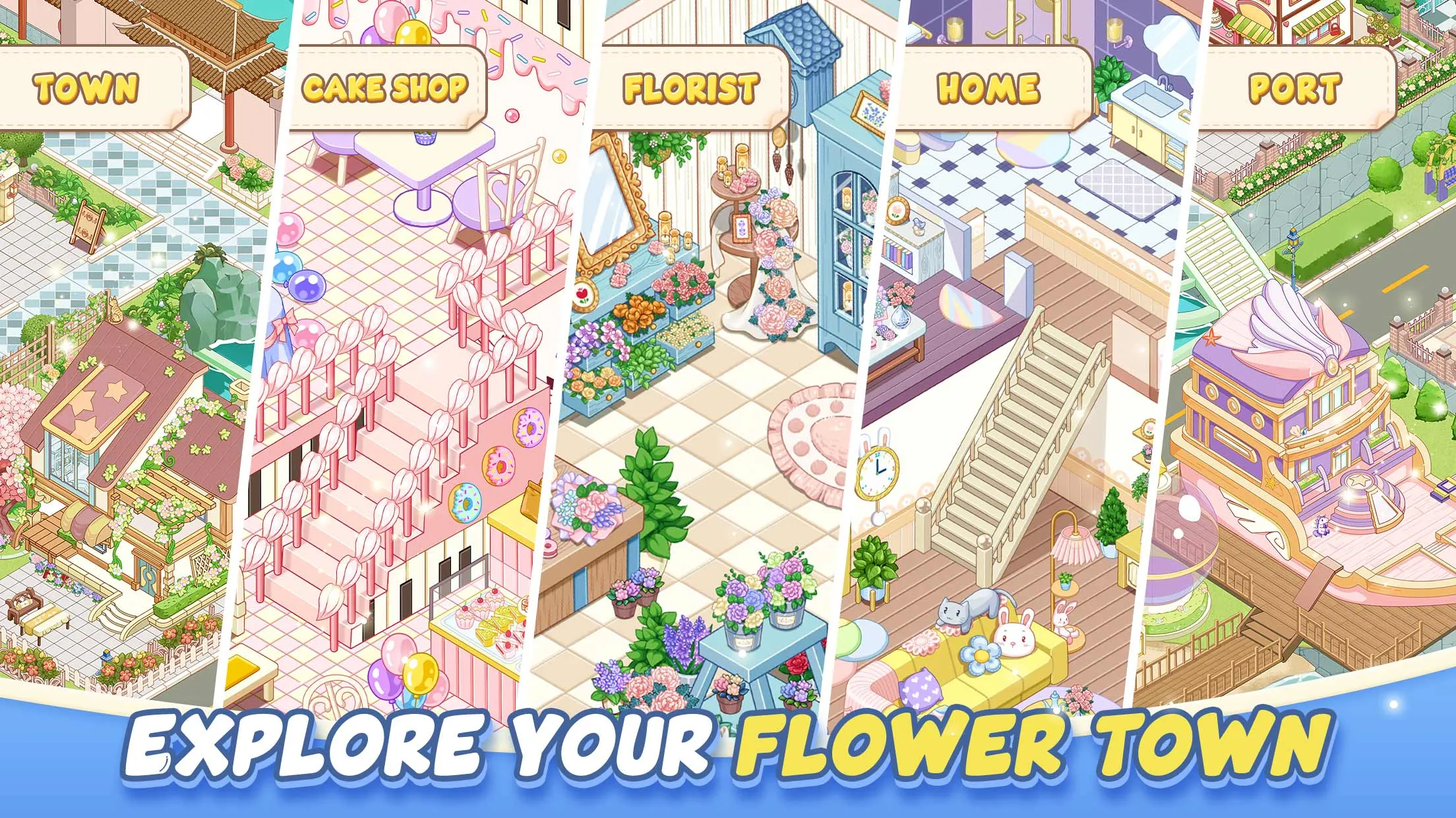 Merge Bloom - Flower Town | Indus Appstore | Screenshot