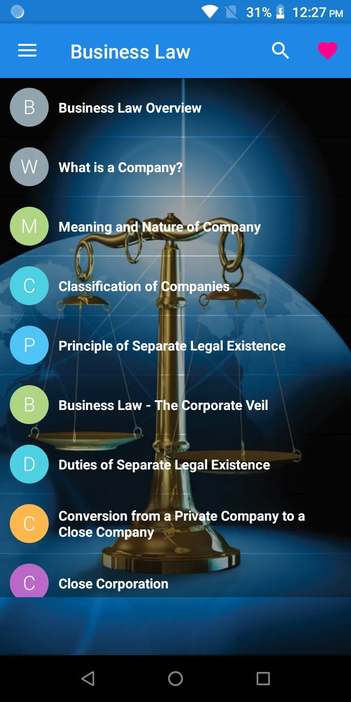 Business Law | Indus Appstore | Screenshot