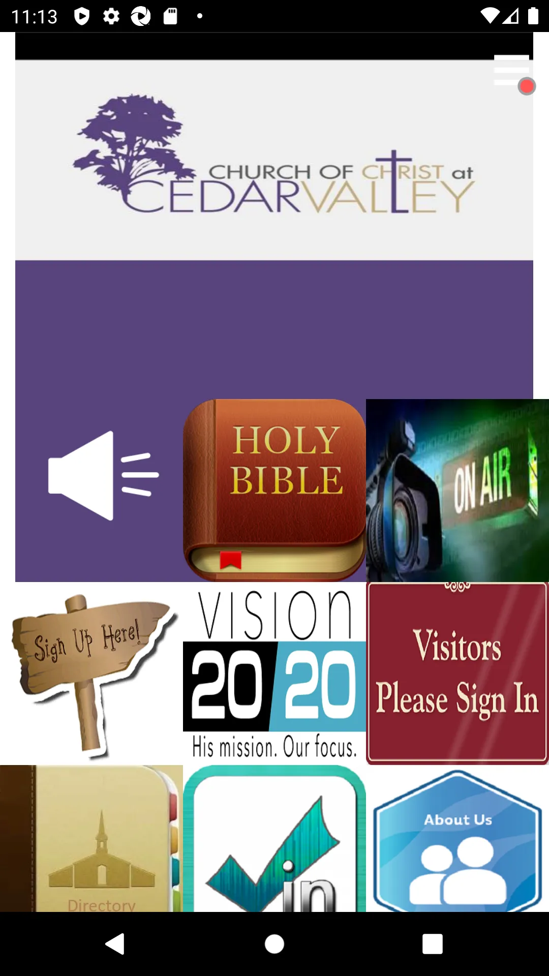 Church of Christ@Cedar Valley | Indus Appstore | Screenshot