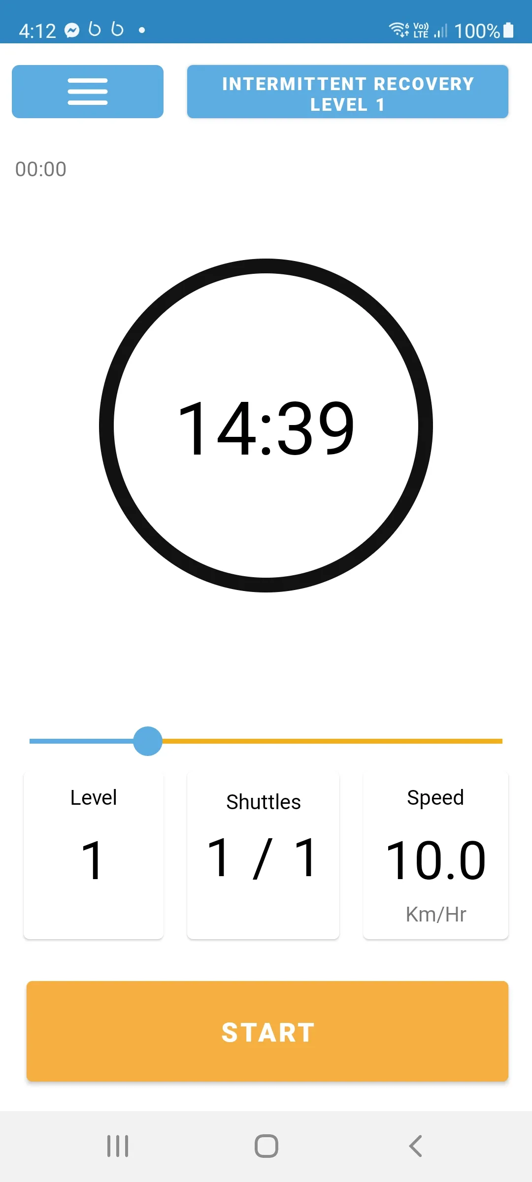 YoYo Fitness Test | Indus Appstore | Screenshot