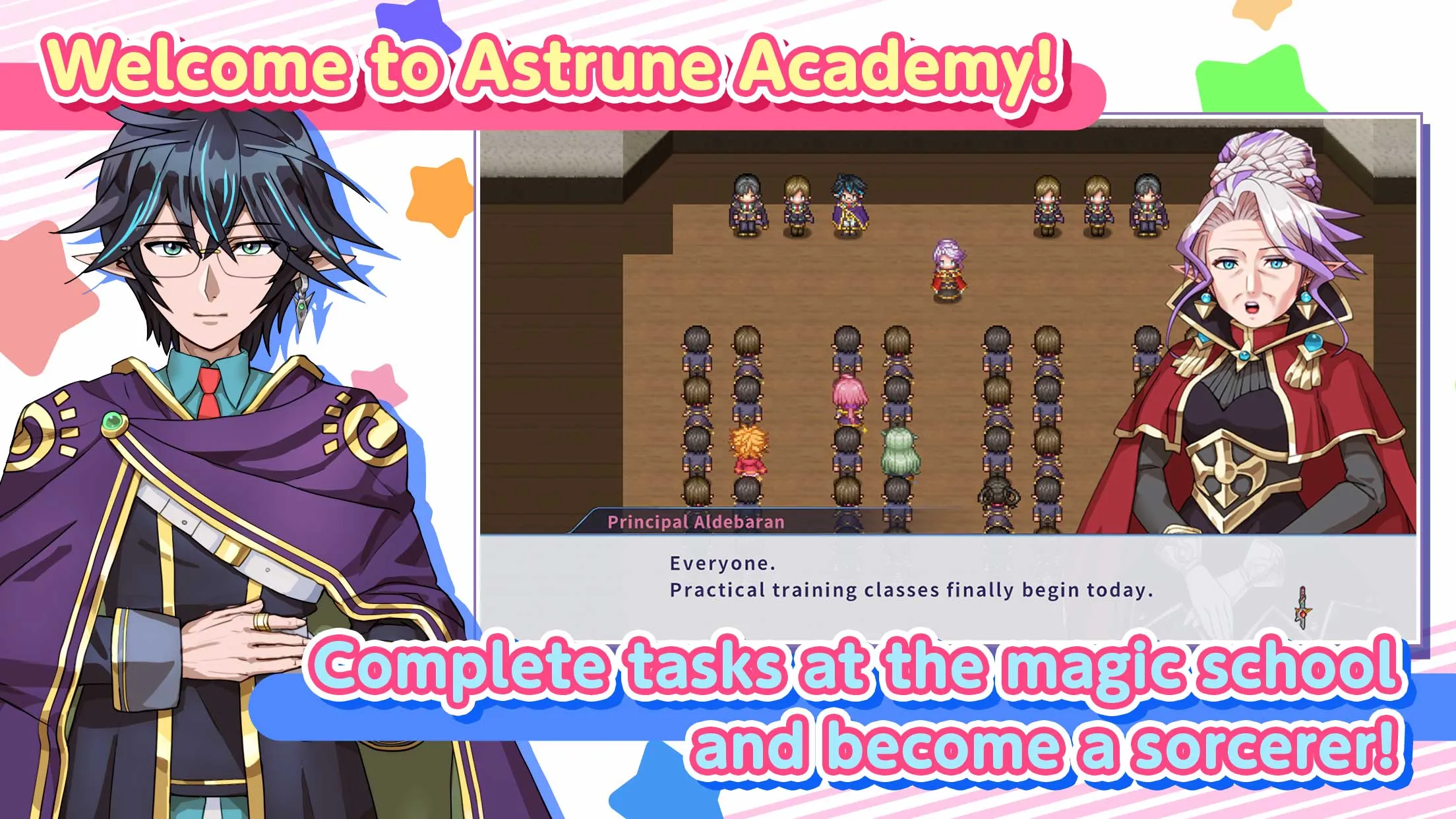 RPG Astrune Academy | Indus Appstore | Screenshot