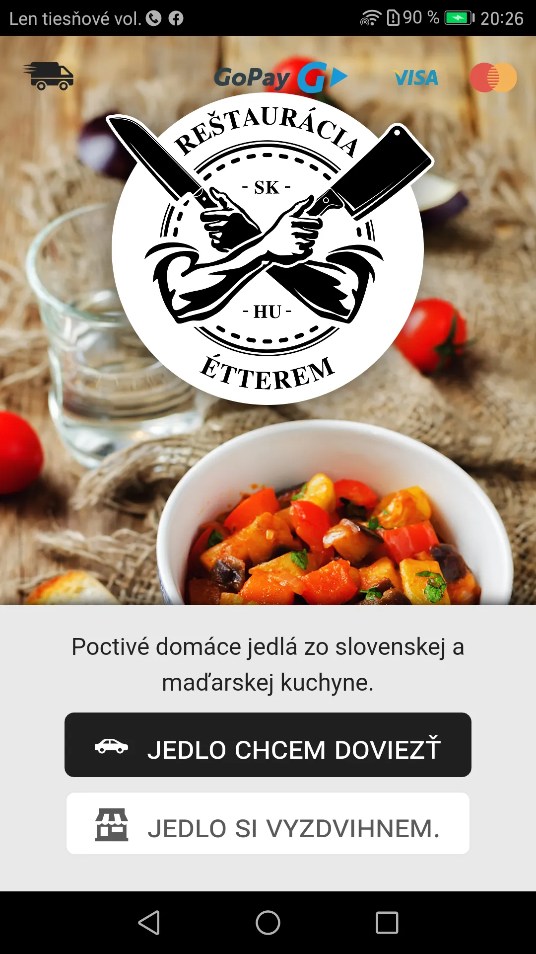 Reštaurácia SK HU Étterem | Indus Appstore | Screenshot