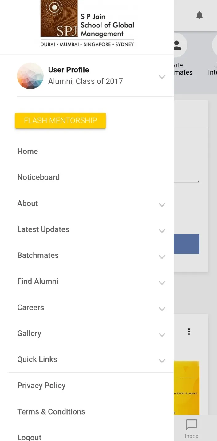 S P Jain Alumni | Indus Appstore | Screenshot