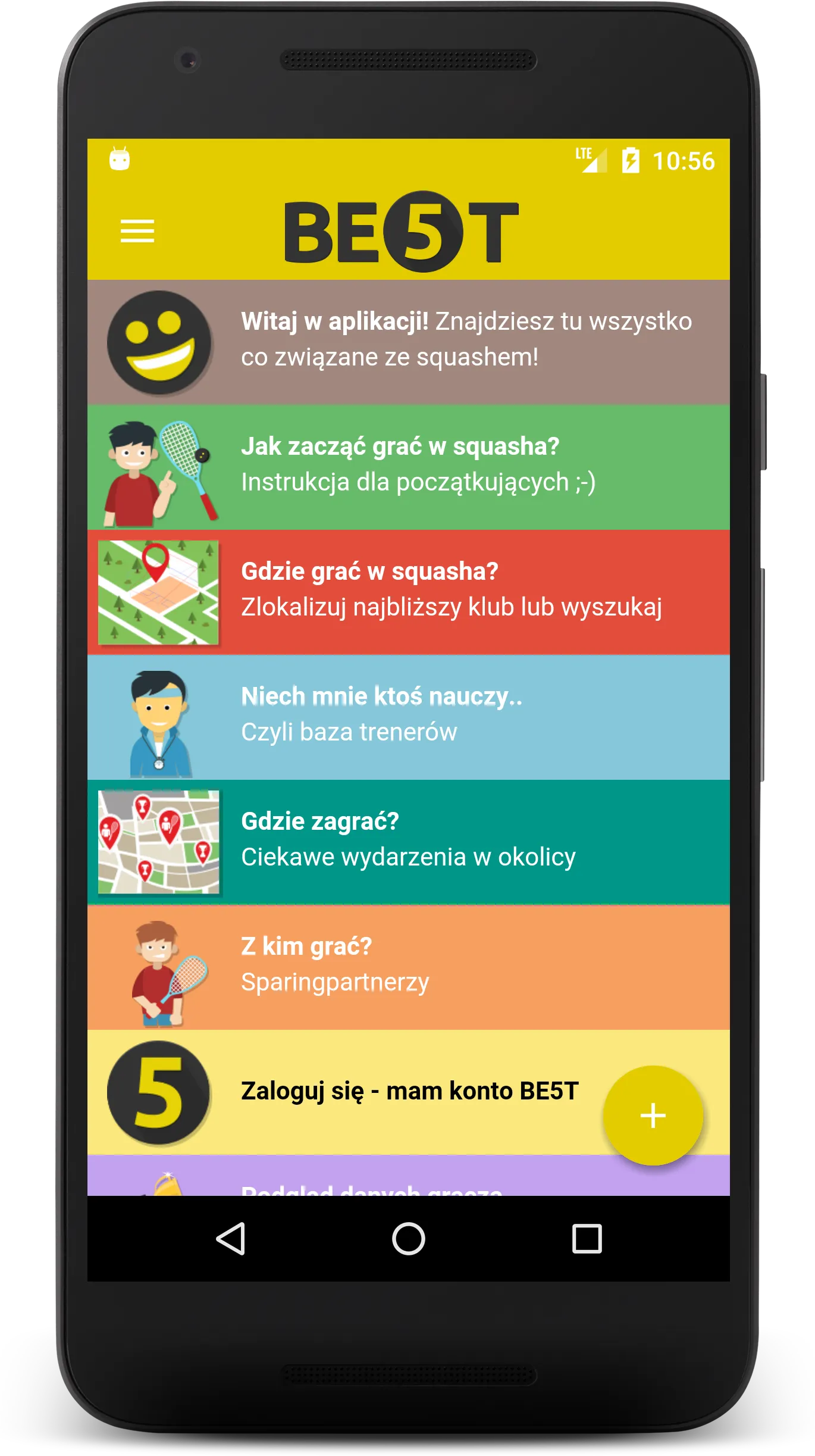 Squash BE5T app | Indus Appstore | Screenshot