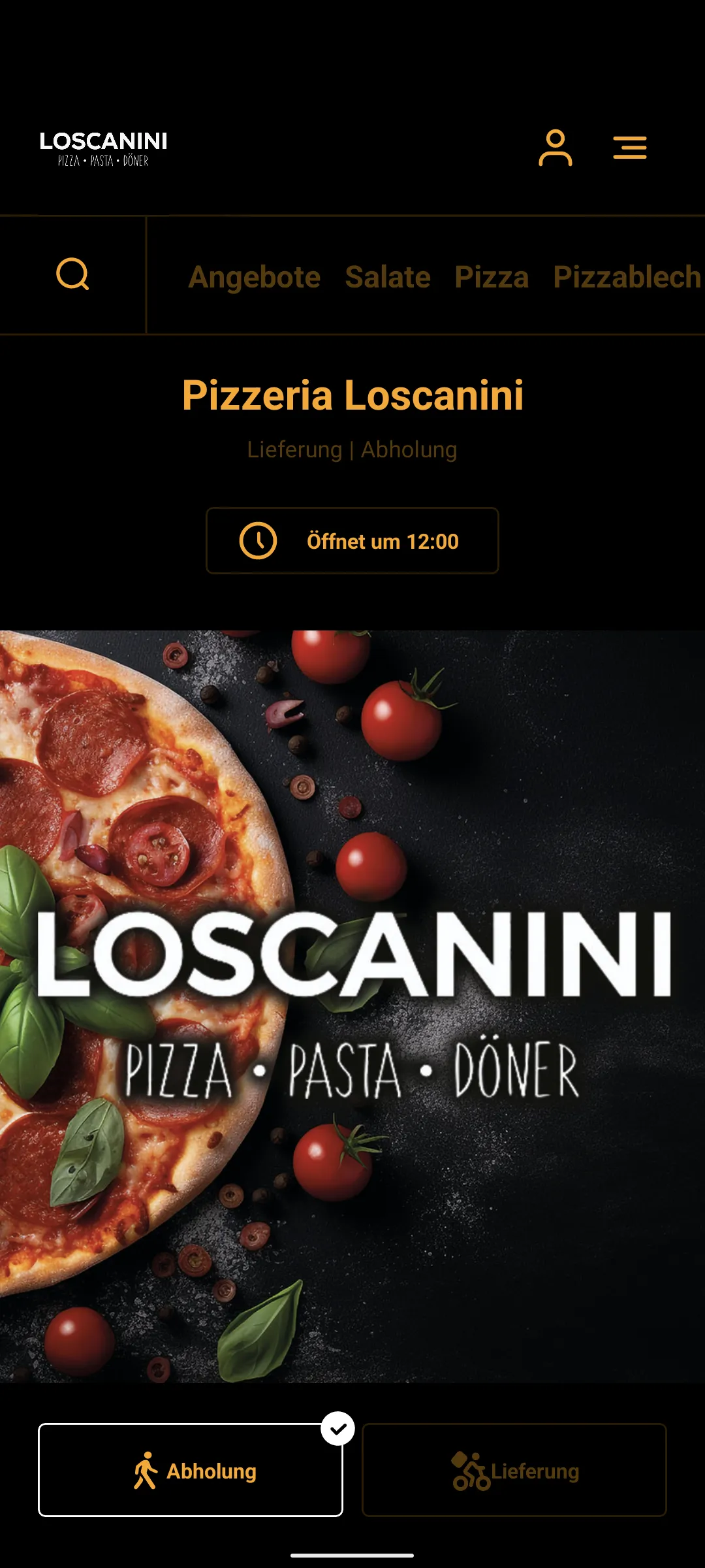 Pizzeria Loscanini Münster | Indus Appstore | Screenshot