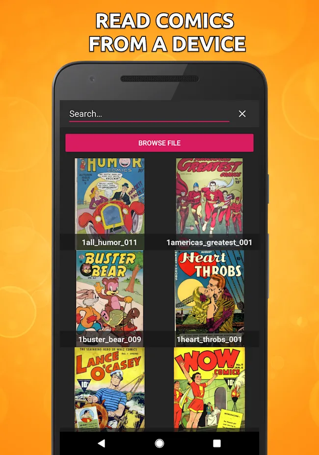 Comic Book Reader (cbz/cbr) | Indus Appstore | Screenshot