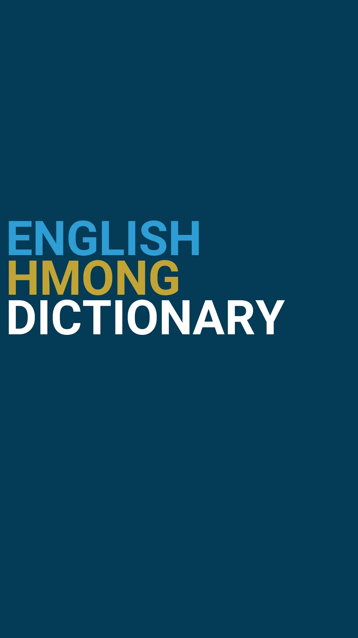 English : Hmong Dictionary | Indus Appstore | Screenshot