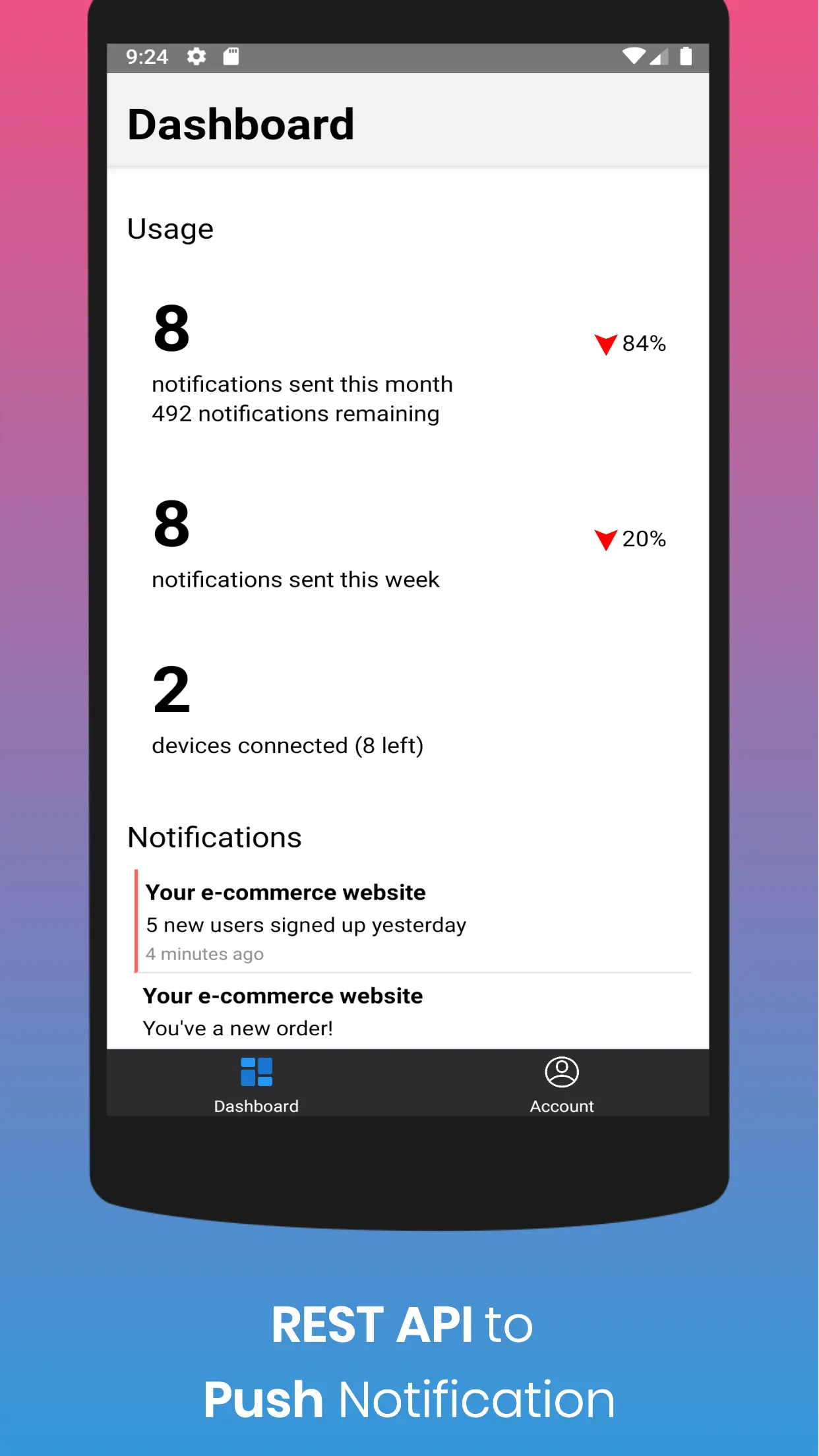 Push: custom notifications | Indus Appstore | Screenshot