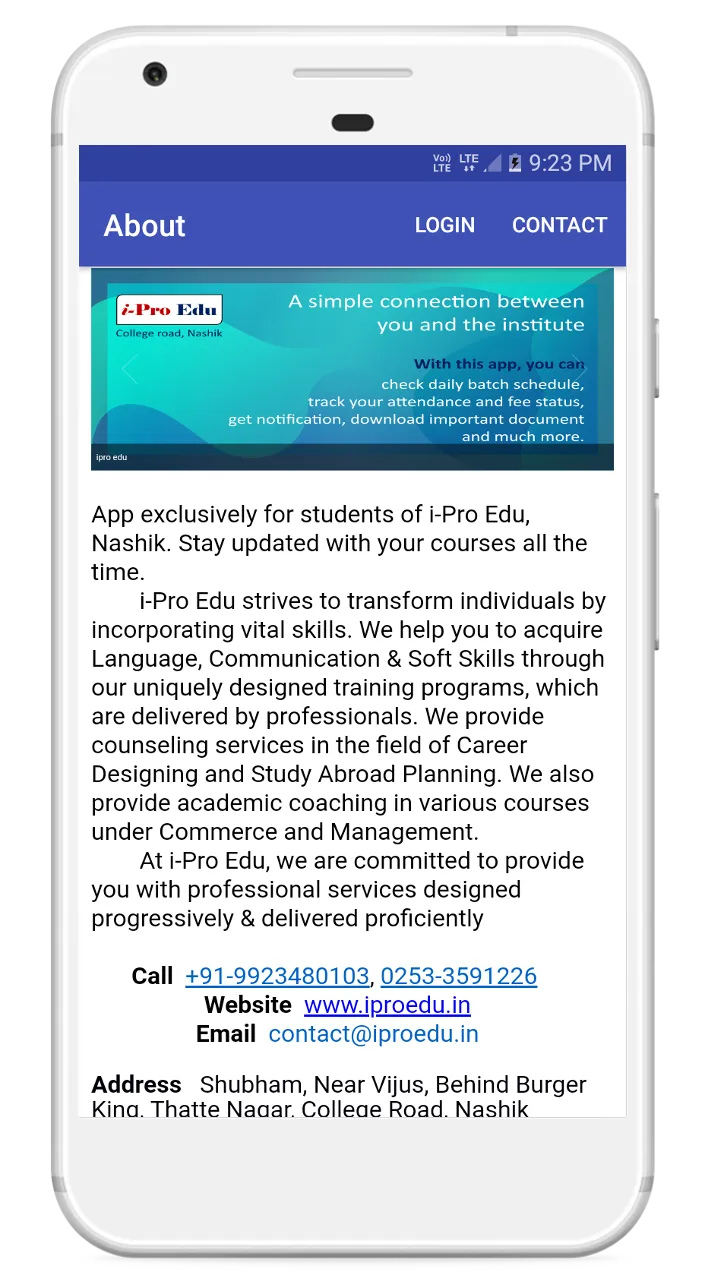 i-Pro Edu - Institute for Prof | Indus Appstore | Screenshot