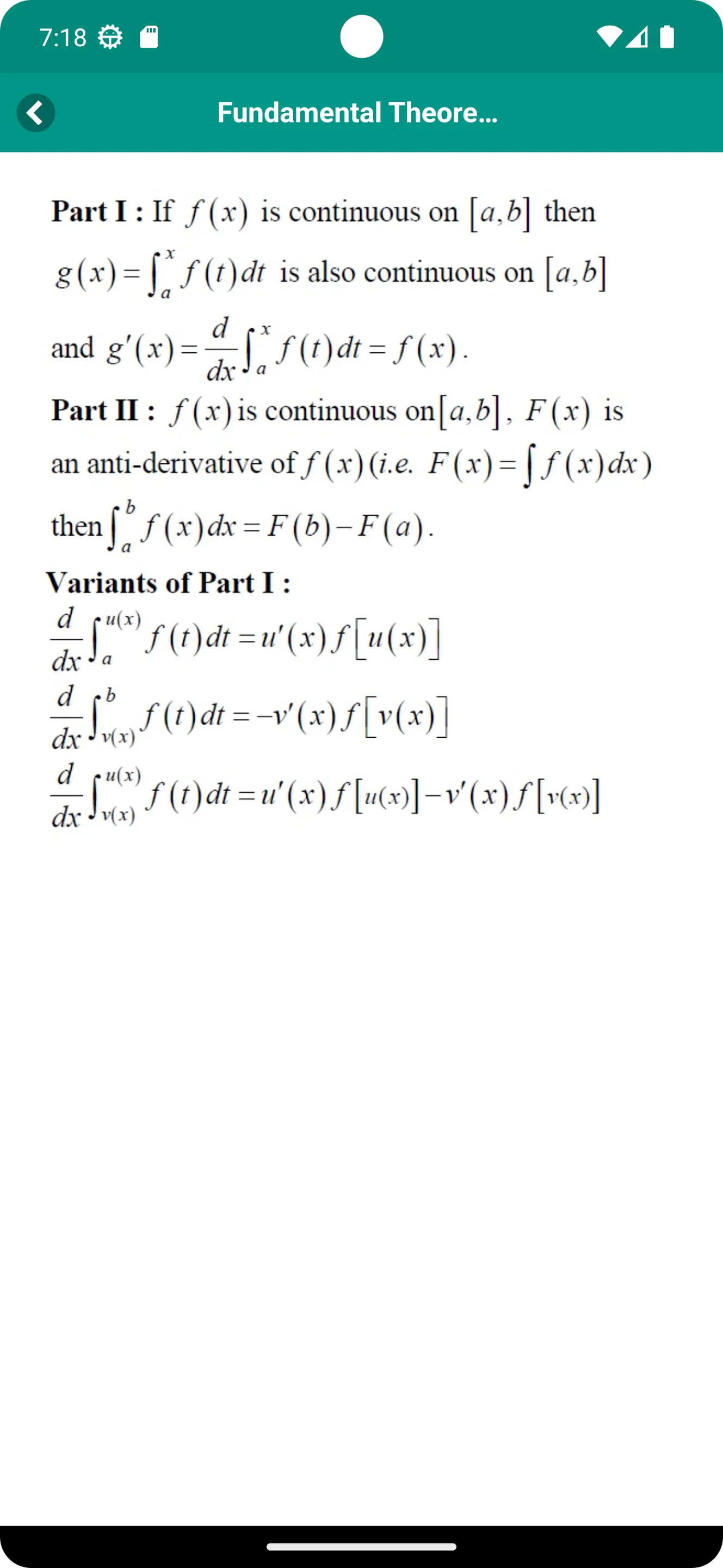 All Math Formulas | Indus Appstore | Screenshot