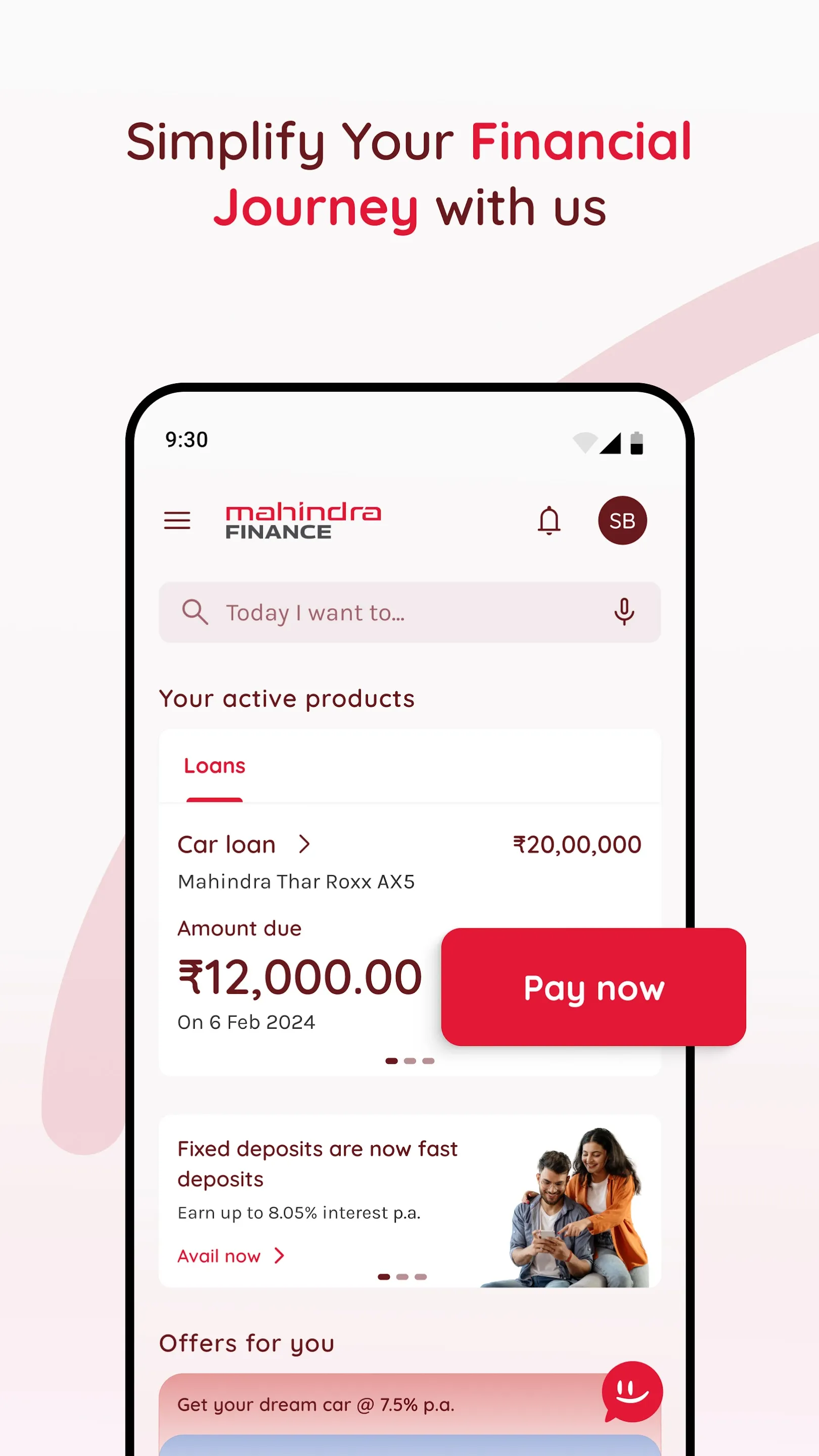 Mahindra Finance | Indus Appstore | Screenshot