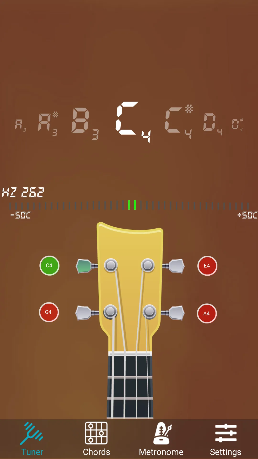 Ukulele Tuner & Chords | Indus Appstore | Screenshot