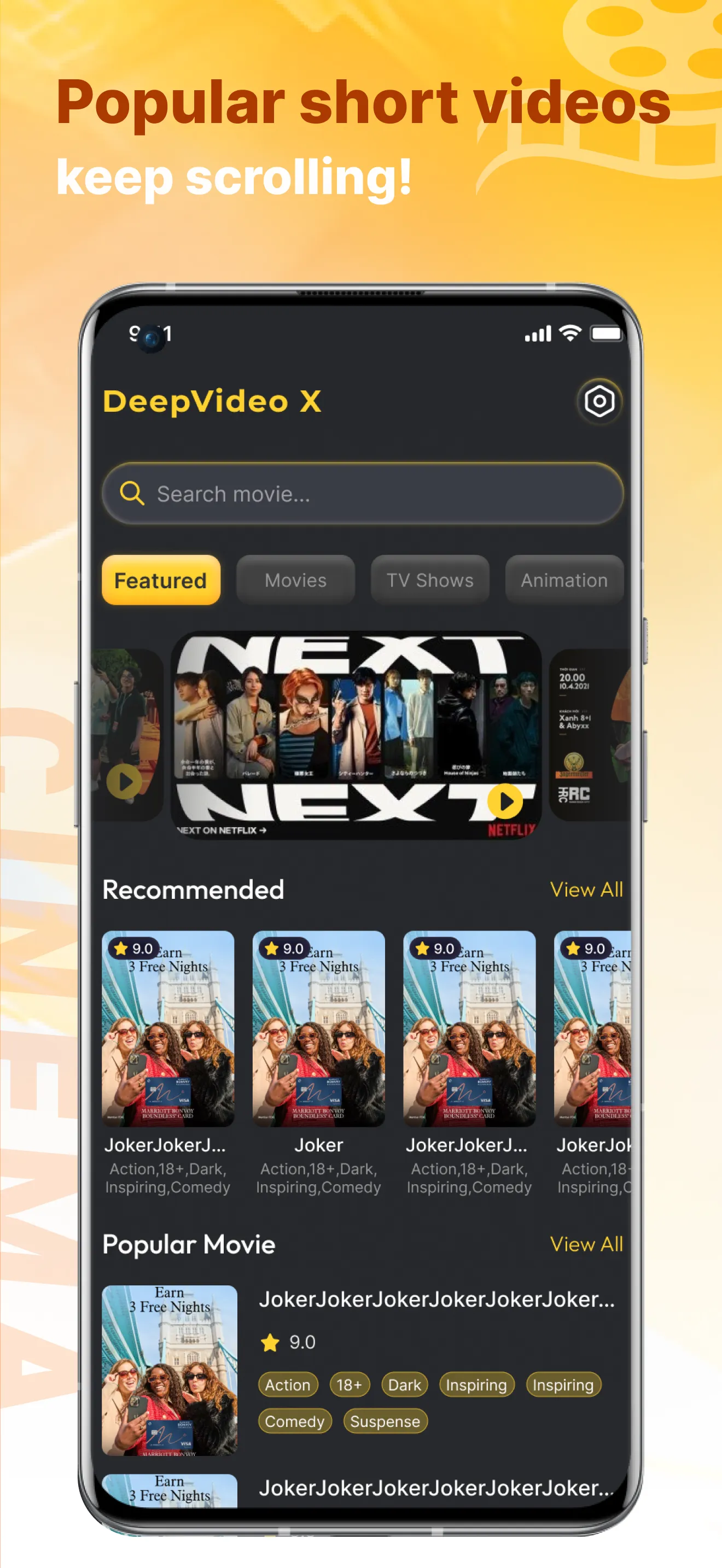 DeepVideo X | Indus Appstore | Screenshot
