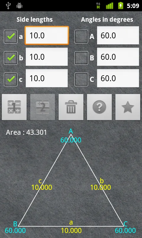 Universal Triangle Solver | Indus Appstore | Screenshot