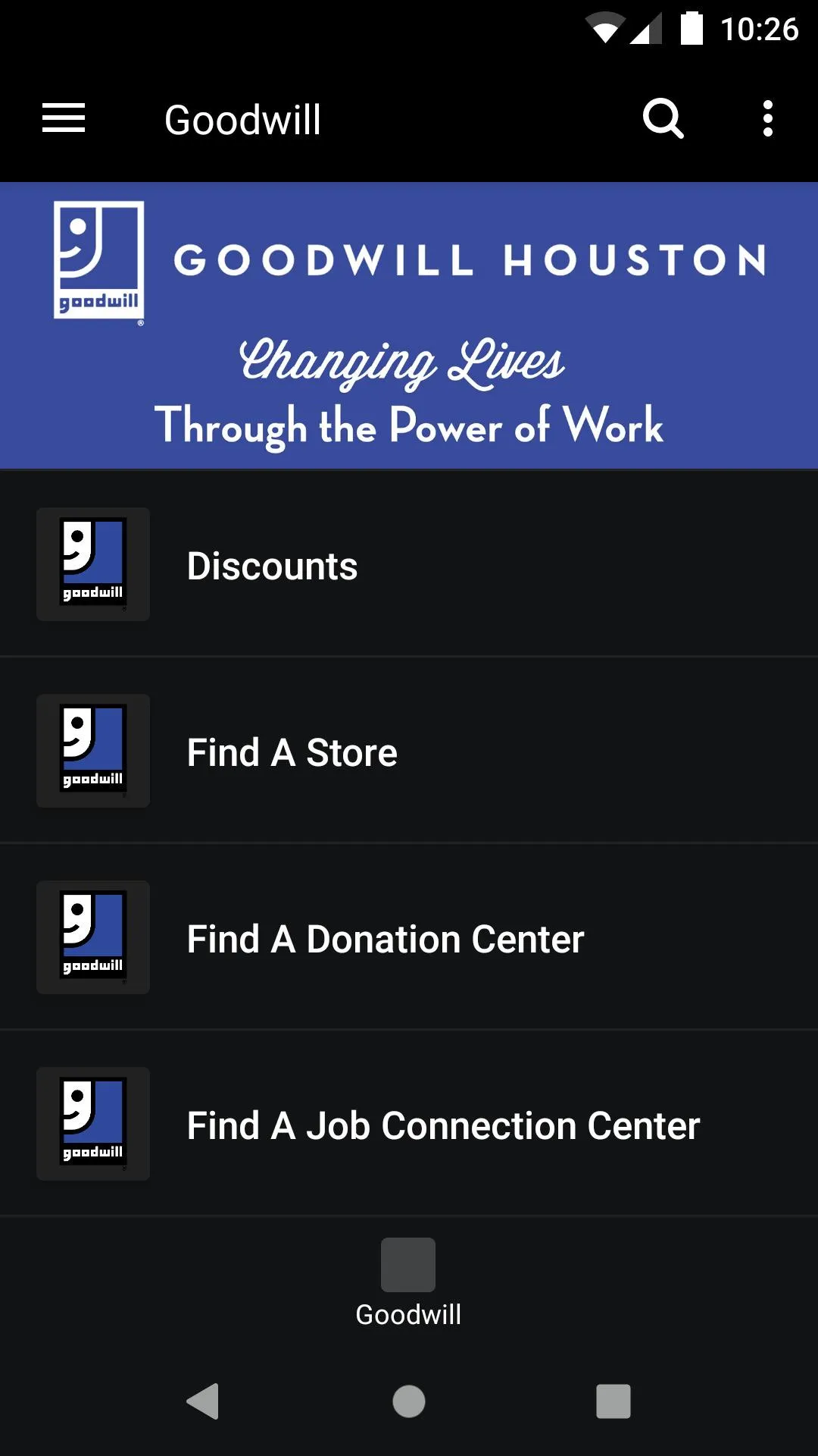 Goodwill Houston | Indus Appstore | Screenshot