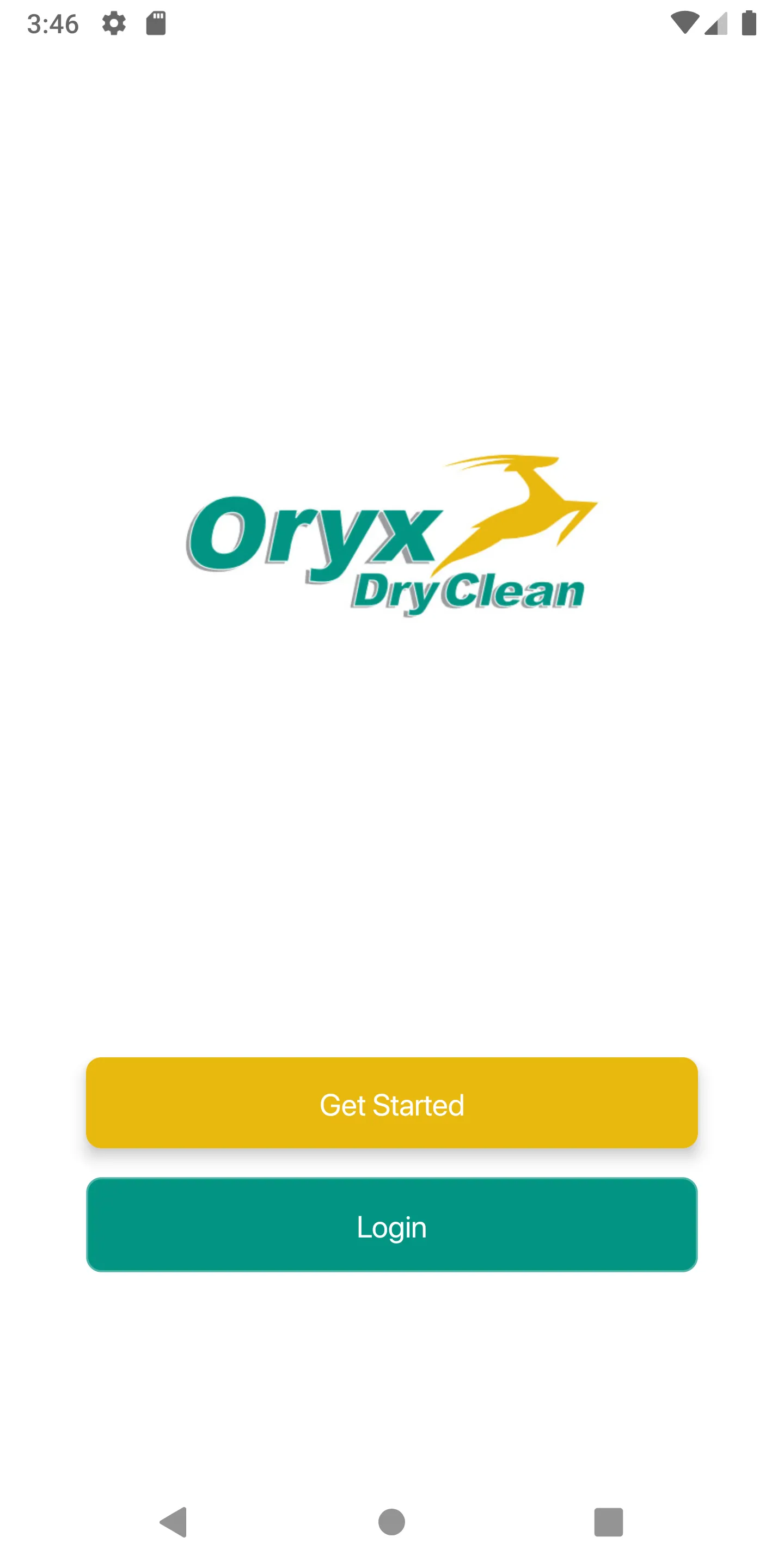 Oryx Dryclean | Indus Appstore | Screenshot