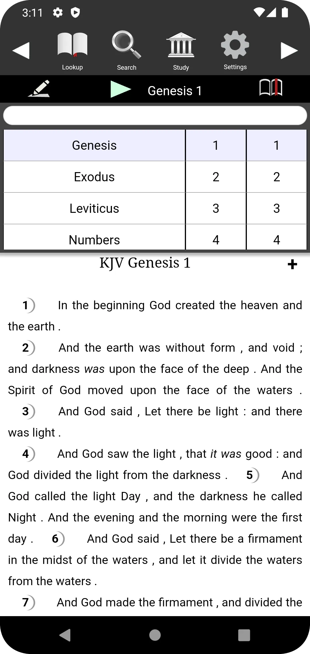 Touch Bible (KJV Only Bible) | Indus Appstore | Screenshot