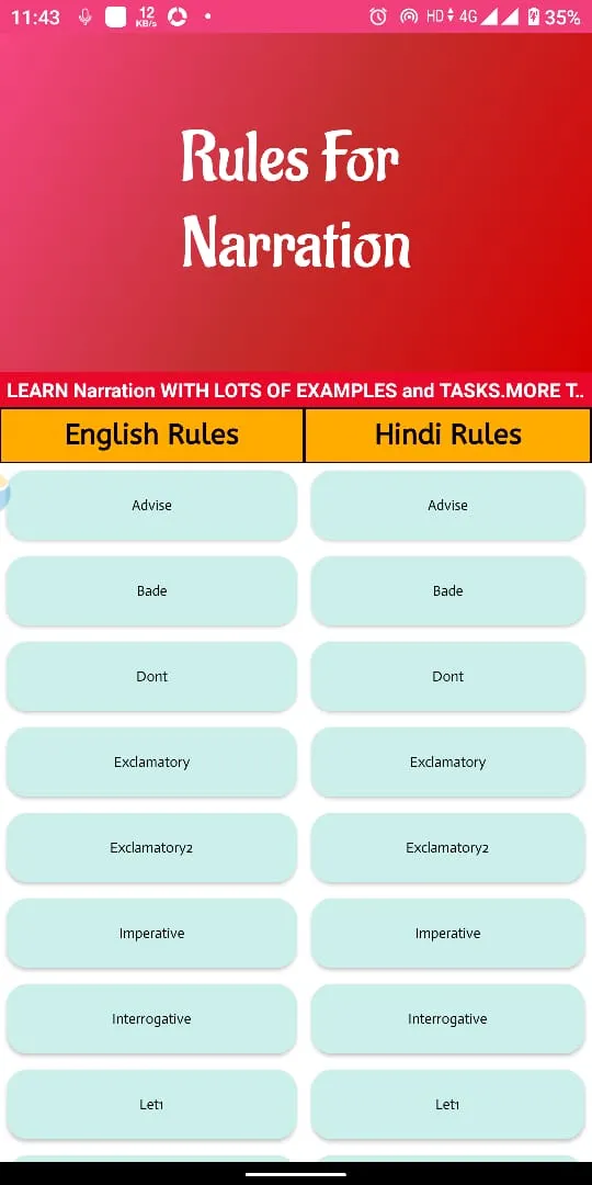 direct indirect speech app | Indus Appstore | Screenshot