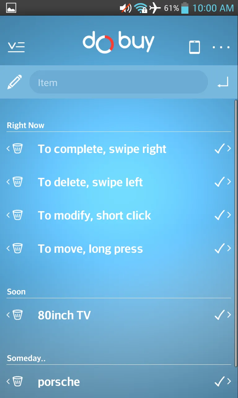 dObuy - list todo memo note | Indus Appstore | Screenshot