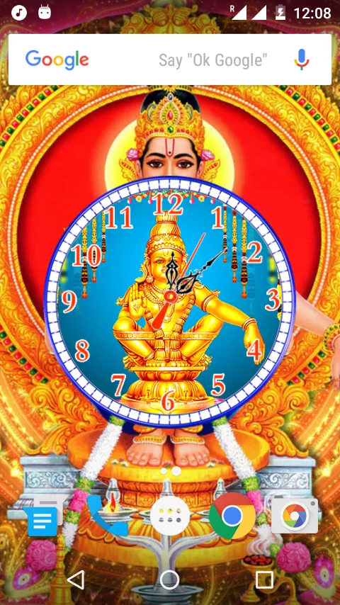 Ayyappa Clock Live Wallpaper | Indus Appstore | Screenshot