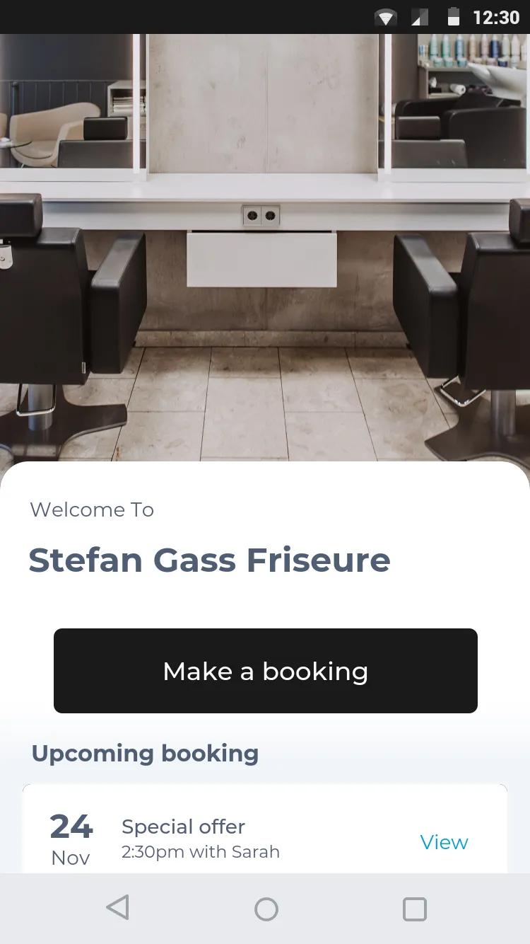 Stefan Gass Friseure | Indus Appstore | Screenshot