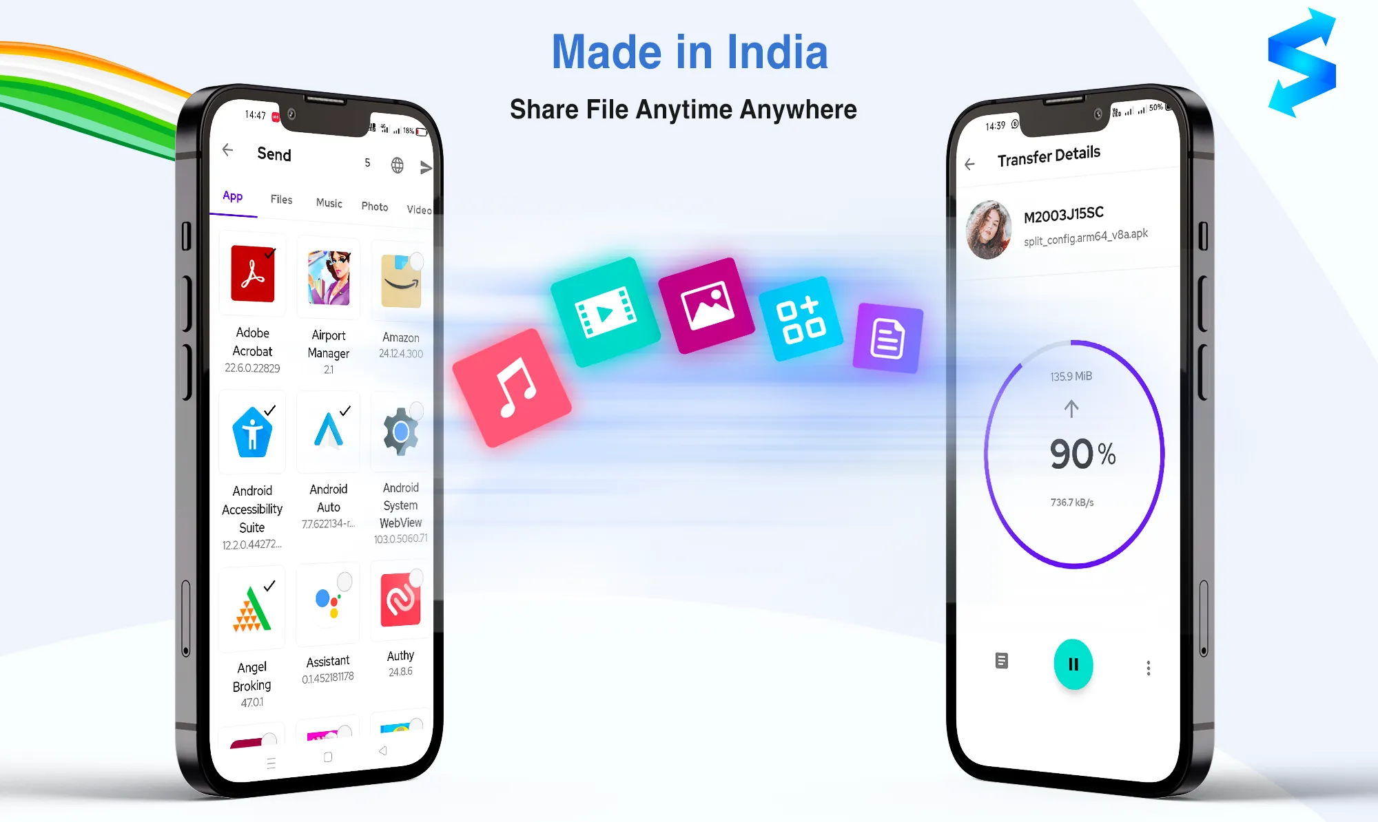 Indian File Transfer / Sharing | Indus Appstore | Screenshot