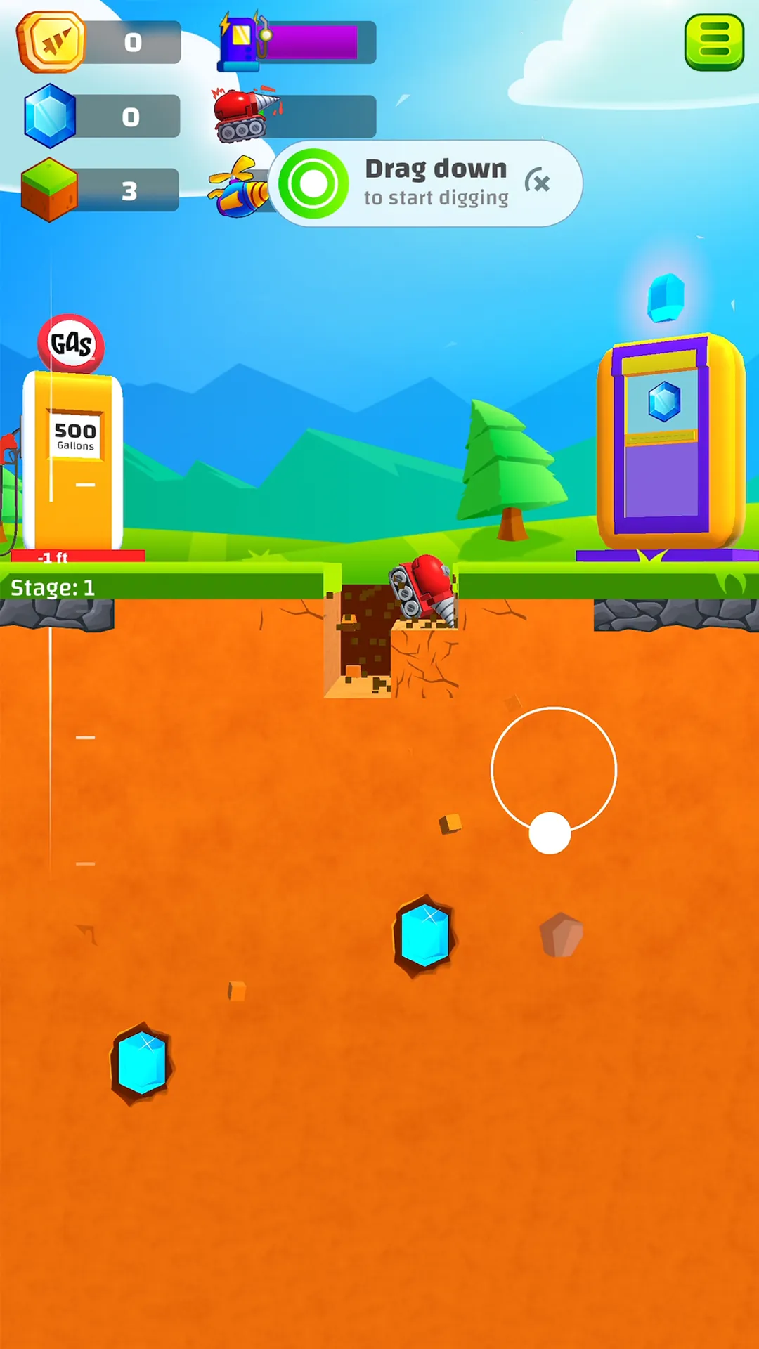 Ground Digger: Lava Hole Drill | Indus Appstore | Screenshot